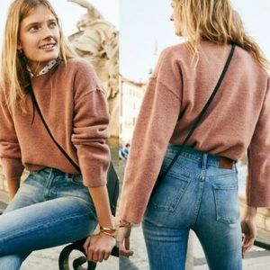 Madewell Connection Sweater in Dusty Rose Sz M